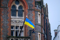09-0122C Ukraine Flag in Newbury