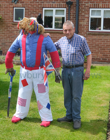 22-0722A Burghclere Jubilee Scarecrow