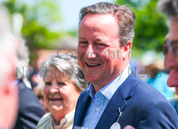 19-0822R David Cameron at Newbury Racecourse