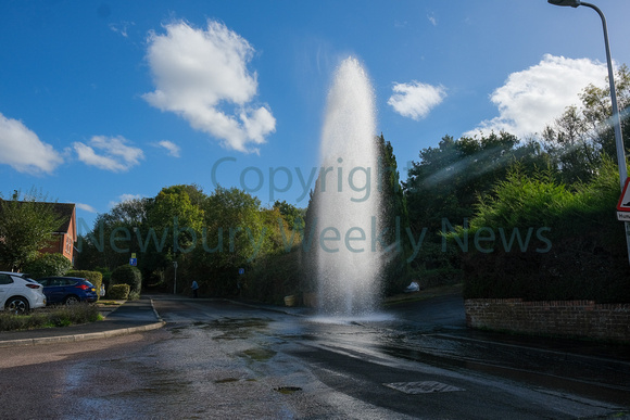 41-2222P Burst water main Newbury