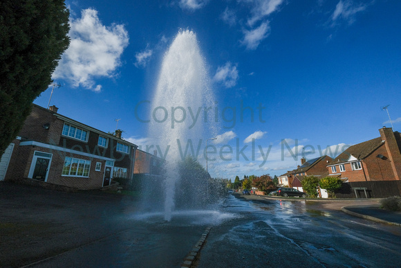 41-2222K Burst water main Newbury
