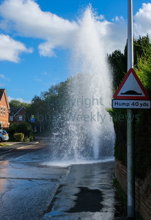 41-2222F Burst water main Newbury