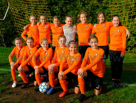 43-0622B Newbury and District u11 Girls Team