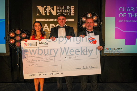 BIB 2423A NWN Best in Business - Cheque -Charity of the Year
