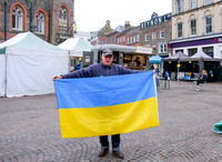 09-0122I Ukraine Flag in Newbury