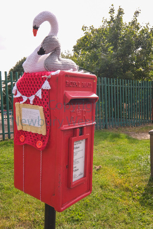 36-0321D Knitted swan in Thatcham
