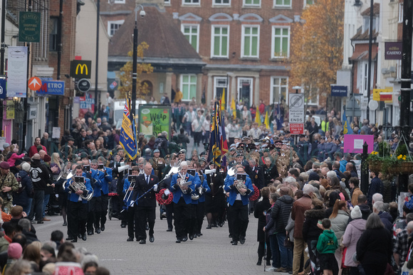 46-0221B Newbury Remembrance Parade