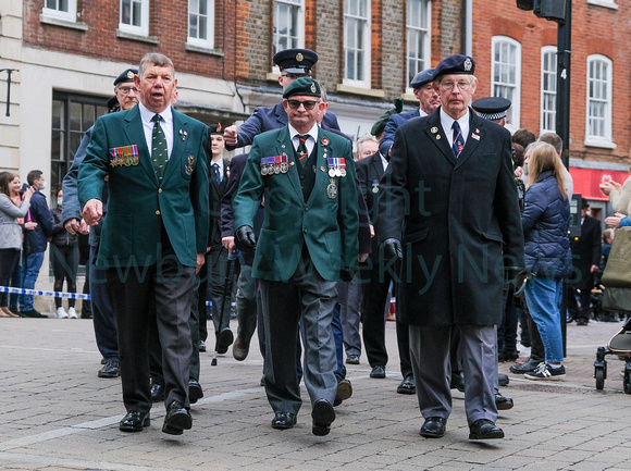 46-0421AF Newbury Remembrance wreath laying