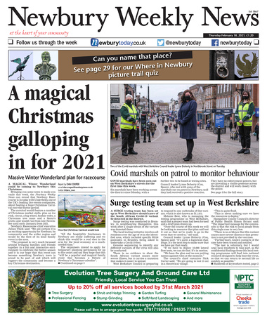 Front page 18th Feb