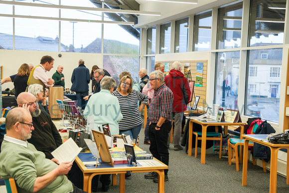 NWN 46-0224F Newbury Library Author Day