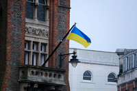 09-0122D Ukraine Flag in Newbury